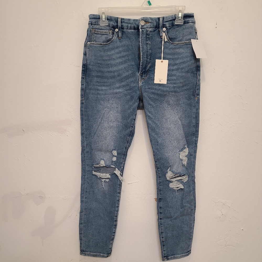 Good American Good Waist Crop